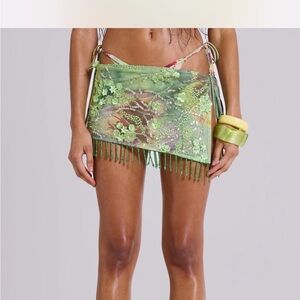 Jaded London Green Sequin Mini Skirt Never Worn with Tags